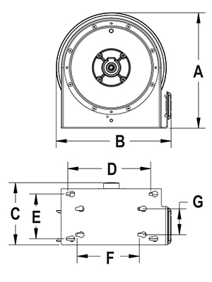 空气软管卷盘规格